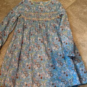 Mini Boden Blue Floral Kids Dress